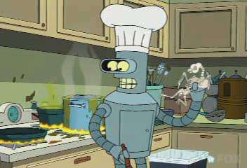 Animation Robot chef